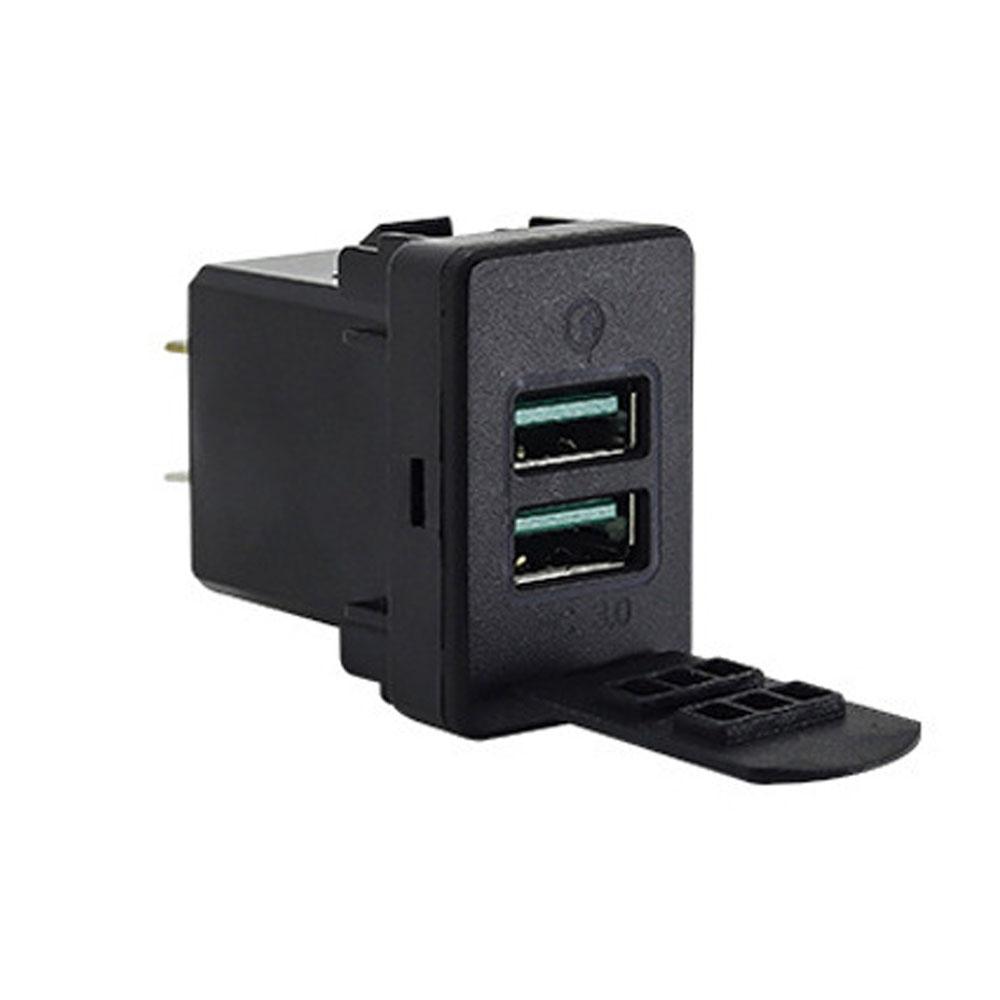 Автомобильная двойная USB-розетка QC3.0 для зарядки телефона Для Mitsubishi Pajero Eclipse Cross 2016 для ASX Outlander 3 2014-2019