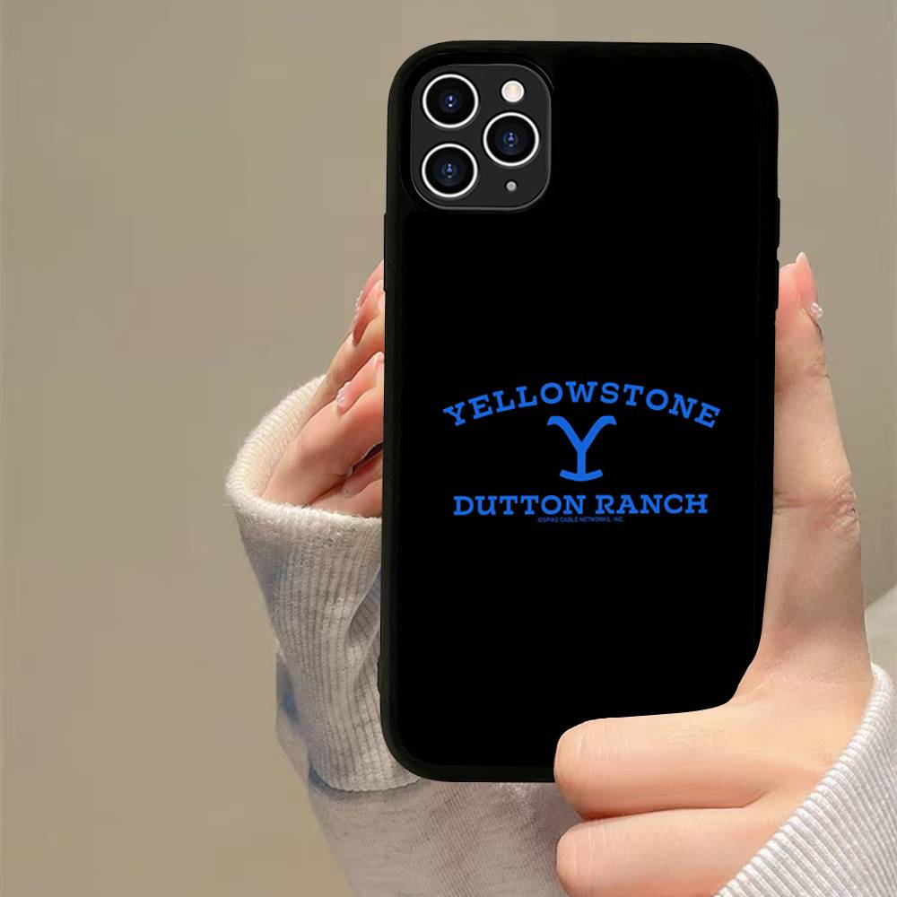 Popular Y-Yellowstone D-Dutton R-Ranch Phone Case For iPhone 16 Pro Max 15 14 Plus 14 13 12 11 17 PC+TPU Cases Back Cover