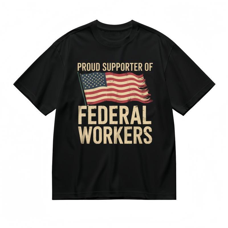 Women's Classic T-Shirt Patriotic Support Slogan Distressed Flag Design Tee