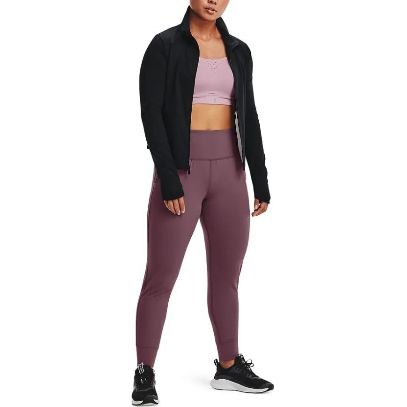 Under Armour Knitted Sweatpants Women's Purple Moderate Slim Fit Pants (Unisex) Knitted Sweatpants 1371021 554