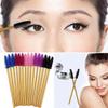 50Pcs Disposable Mascara Wands Eyelash Brushes Applicator Makeup Tool Portable