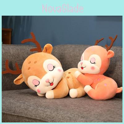 Мечтательный Олень Плюшевая Игрушка Мягкая и Нежная Мягкая Игрушка Кристально Мягкая Идеальный Подарок для Молодых Взрослых
