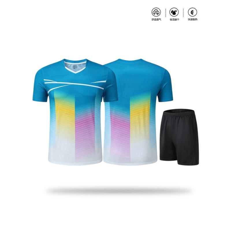 Kids Badminton Sport Set Short Sleeve Quick Dry Training Uniform Boys Girls
