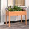VidaXL Planter with Brown Liner 118x59x76 Cm Solid Fir Wood 364234