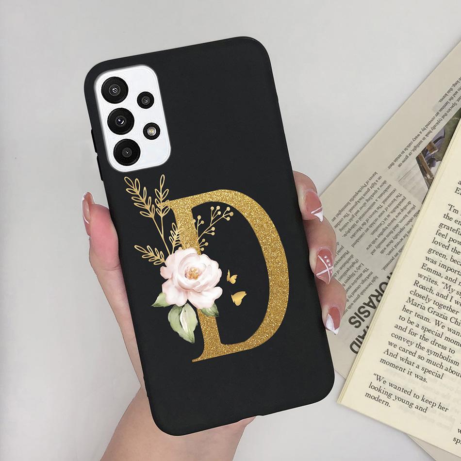 Для Samsung Galaxy A23 4G 5G Чехол Красивые Буквы Силиконовая Задняя Крышка Чехол для Телефона Для SamsungA23 A 23 SM-A236U SM-A235F Чехол Fundas