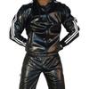 Мужской костюм-худи из ПУ кожи, повседневная спортивная одежда с капюшоном, спортивный костюм для бега, спортивная одежда, мужской комплект, сочный спортивный костюм