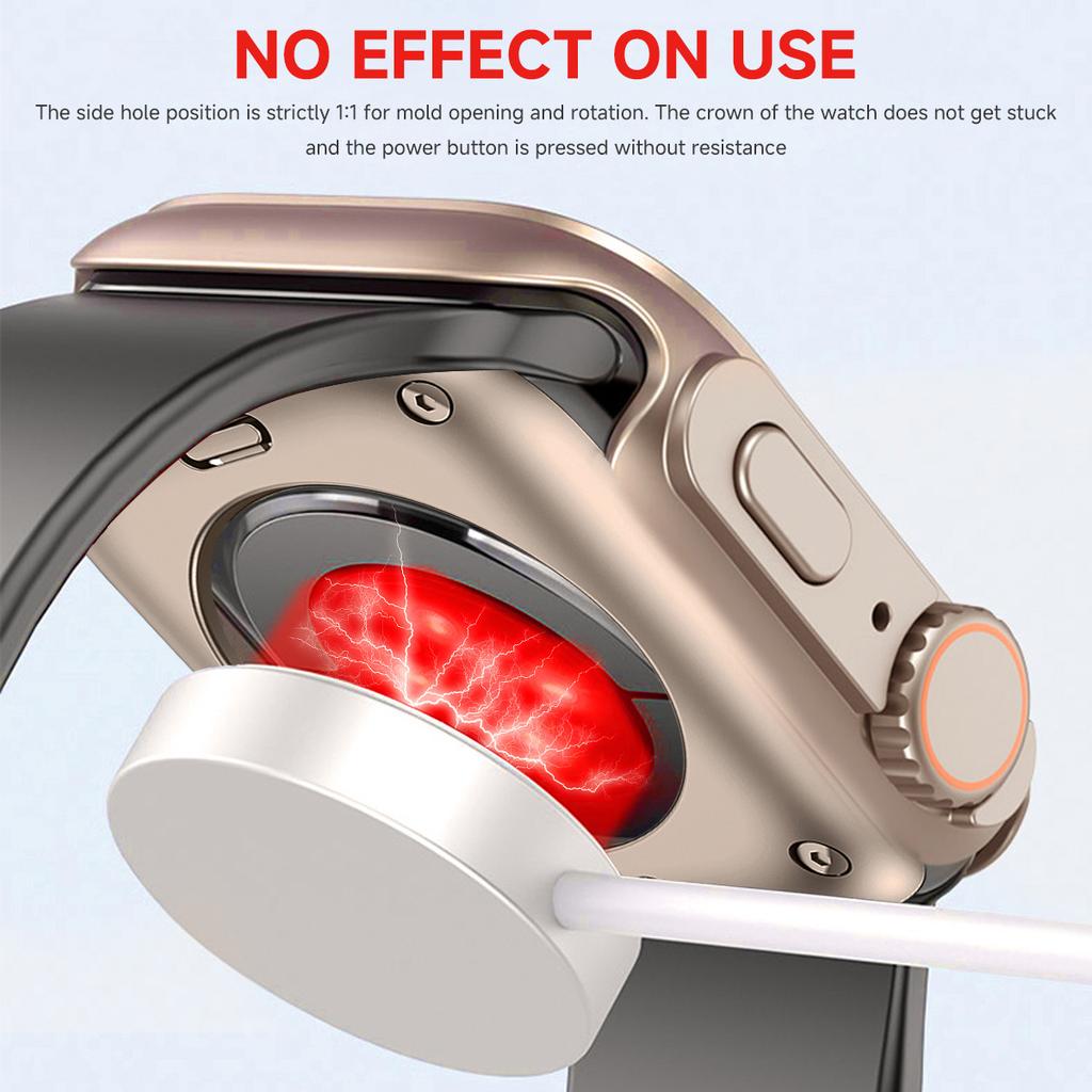 Чехол+силиконовый ремешок для Apple Watch Band Ultra 3 49 мм 46 45 44 41 мм Защитный чехол Браслет для Iwatch 11 10 9 8 7 6 54 SE3