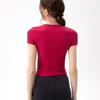 Женский быстросохнущий топ для йоги с коротким рукавом Alo Sco - Облегающая футболка для фитнеса и бега
