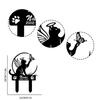 Metal Cat Memorial Garden Stake, Butterfly Decoration for Grave, Pet Sympathy Gift, Outdoor Loss Keepsake