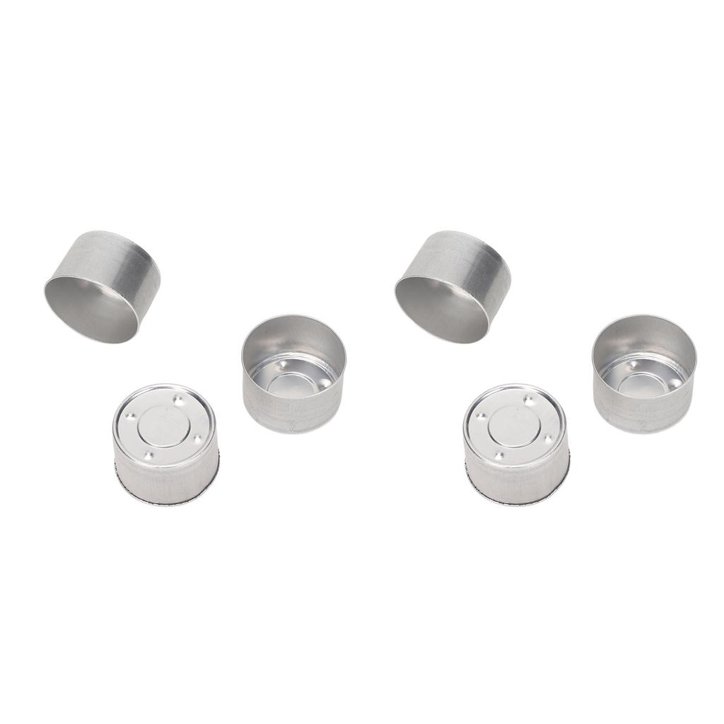 Пустая алюминиевая коробка, 100 шт., масляные лампы для ароматерапии, лампа, пустой контейнер для свечей