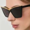 Винтажные солнцезащитные очки «кошачий глаз» женские квадратные с маленькой оправой солнцезащитные очки женские брендовые дизайнерские ретро оттенки модные UV400