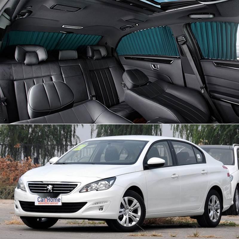 Peugeot 408 Automatic Retractable Sunshade Curtains - Heat Insulation, Privacy, and Side Shading