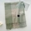 Stylish Design Classic British Imitation Cashmere Scarf Women Men Autumn Winter Plaid Warm Fringed Mufller Female Couple Scarf