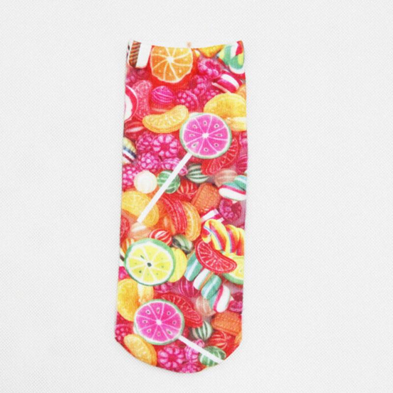 Новый 3D-принт с изображением животных, тигра, панды, кошки, собаки, льва, конфет, мяса, искусства, красочные женские забавные носки, новинка, подарок, дропшиппинг