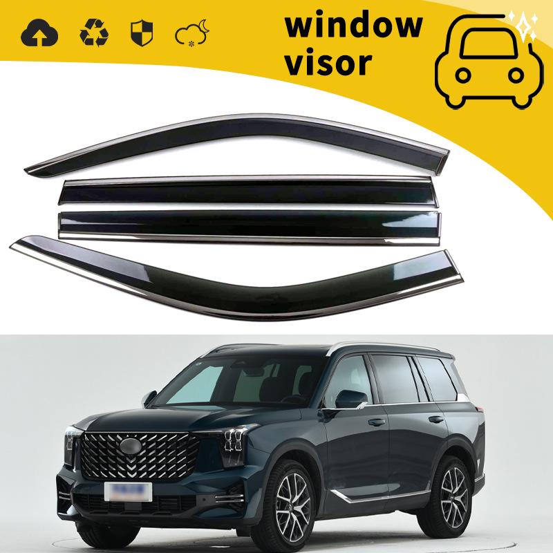 Compatible with 2022 GAC GS8 Rain Deflector Door & Window Shield Modification.