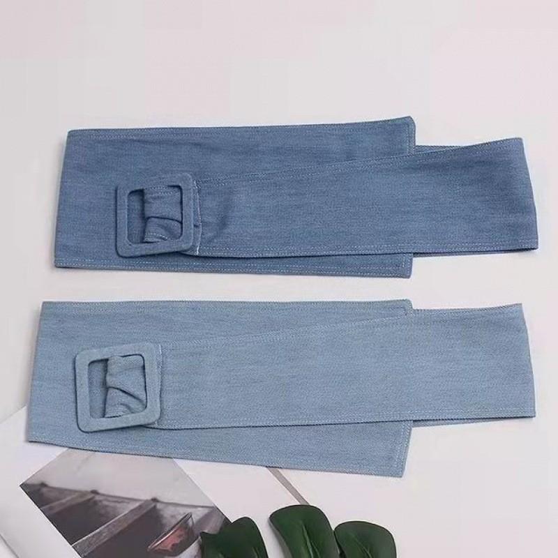 Стильный женский джинсовый пояс для модных нарядов и платьев