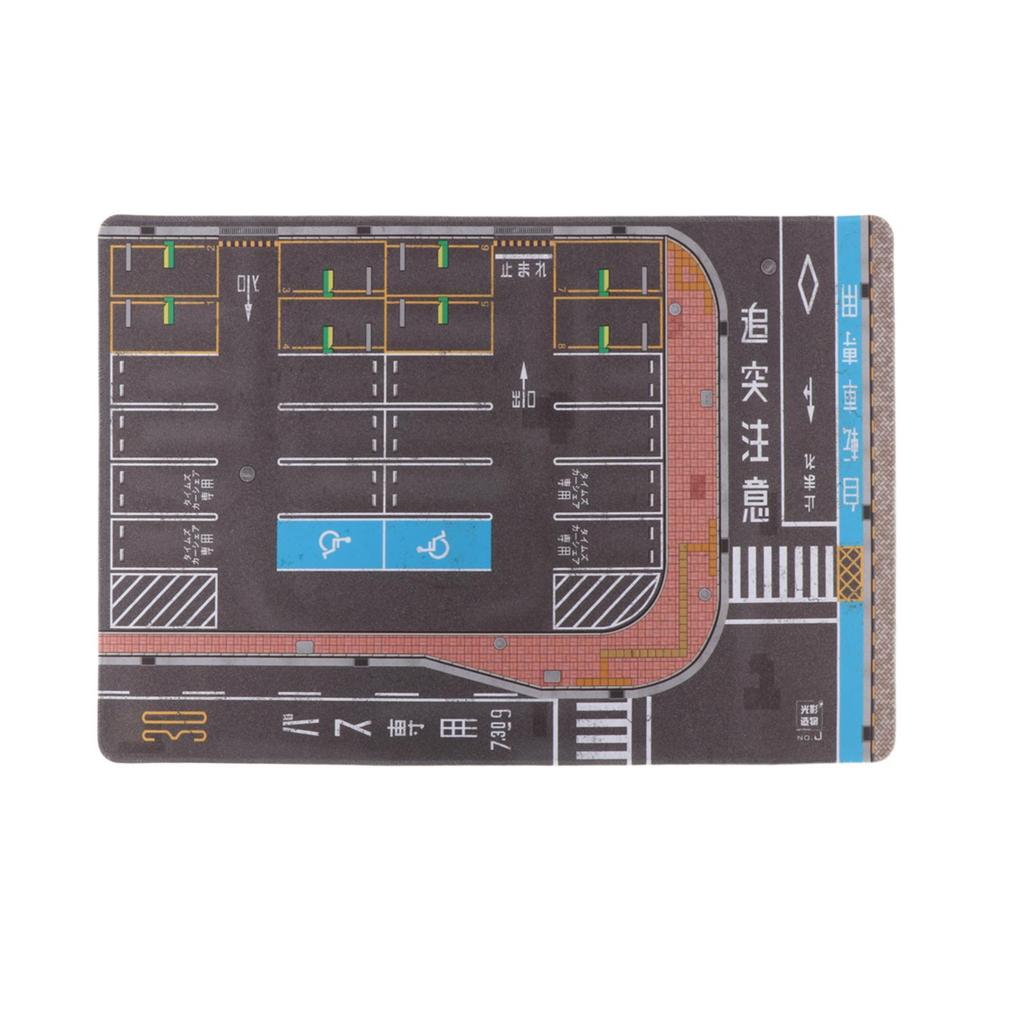 1:64 Коврик для парковки Диорама Коврик для мыши Сцена с автомобилем Мини-гараж для литых моделей Автомобиль Модель автомобиля Сцена с транспортным средством Игрушка