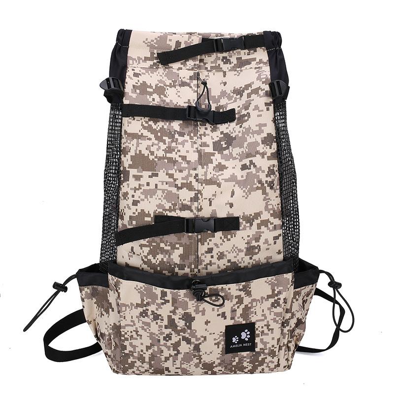 Dog Backpack Carrier Open Top Pet Travel Bag Breathable Washable Portable Outdoor Cycling Shopping Puppy Cat Backpack Pet