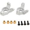 1 Pair Aluminum Alloy Steering Hub Mount Front Axle Seat for Axial Wraith RR10 RC Crawler Spare