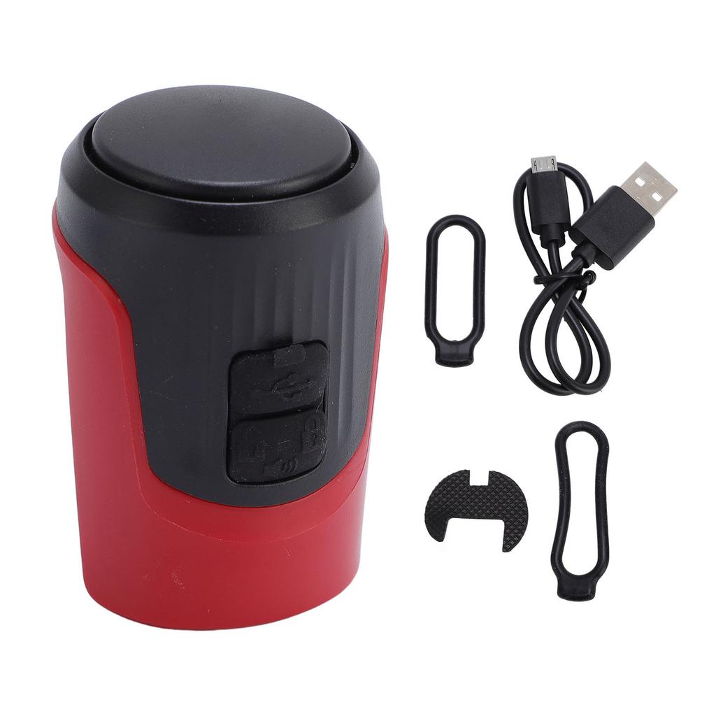 Electric Cycle Bell 125dB Loud IPX5 Rain Proof Anti Theft Rechargeable Electric Cycling Horn for