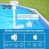 5-Nozzle Pool Fountain for Inground Pools Adjustable Pool Waterfall Sprinkler Swimming Pool Cooler Fountain for Hot Days Above Ground Pools
