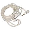 Earphone Upgrade Cable Replacement 8 Core Silver Plated 2 Pin Headphone Wire with Mic for KZ C10