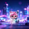 Trendy Dark Night Resin Figure Collection: Stylish Blind Box Desktop Ornament
