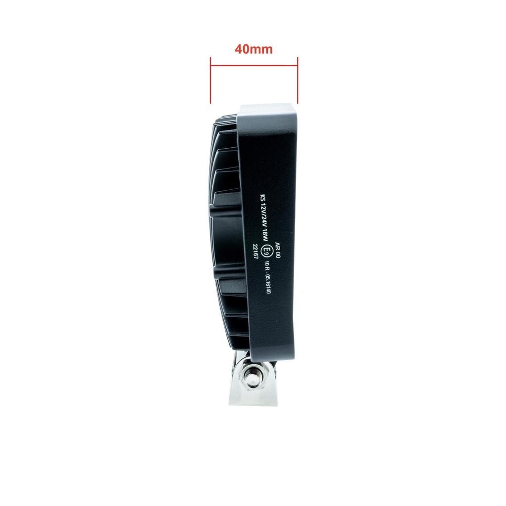 Lampa Robocza Led 27W Kwadratowa 12/24V 6000K Zimna Biel R10 R23