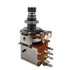 FLEOR 12PCS Push Pull Guitar Potentiometers Long Shaft Pots 18-Spline 500K/250K Choose