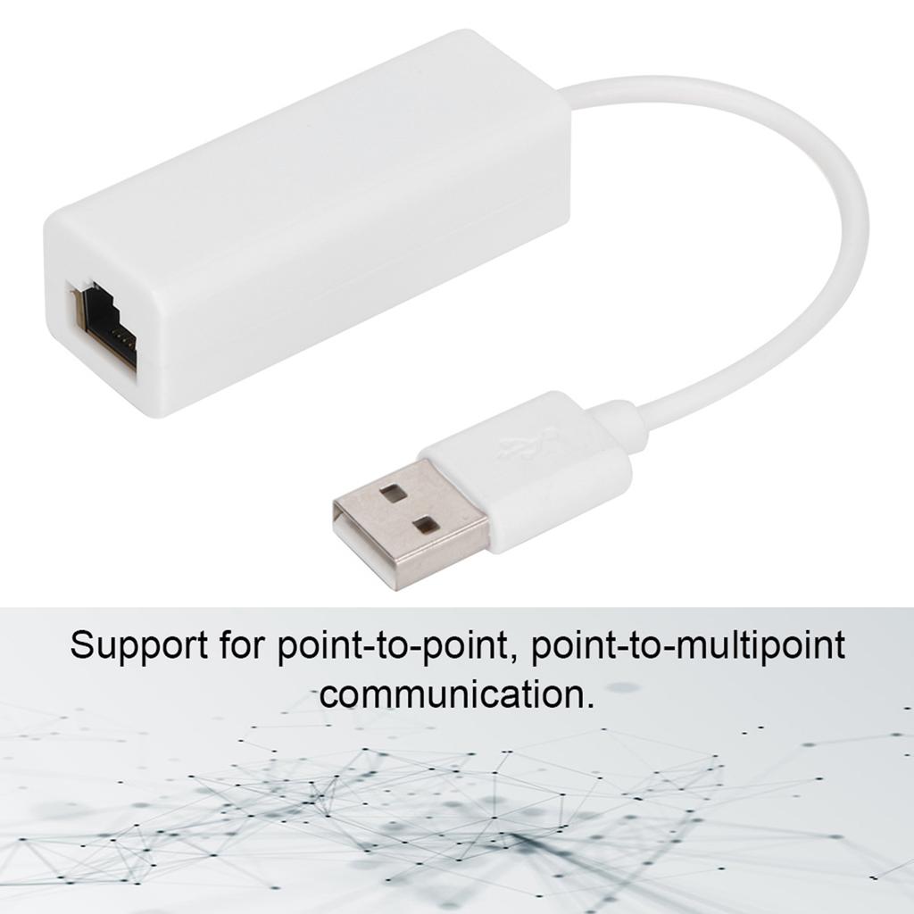 Industrial Grade USB to  /422 Port Converter RJ45 interface USB to 485 Adapter (White)
