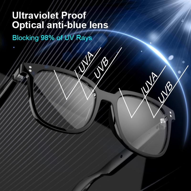 Promotion Electrochromic Smart Sunglasses BT 5.4 Air Conduction HI-FI TWS Wireless Earphones Noise Cancelling Music Smart