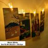 2/5/10M Photo Clip LED String Light Warm White for Room Party 3AA Battery Operated Fairy Strip Light Wedding Birthday Party Lamp