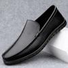 Мужская обувь из натуральной дышащей кожи, летние мокасины без застежек, мужские повседневные кожаные туфли на плоской подошве, горячая распродажа, обувь для вождения, уличные мокасины