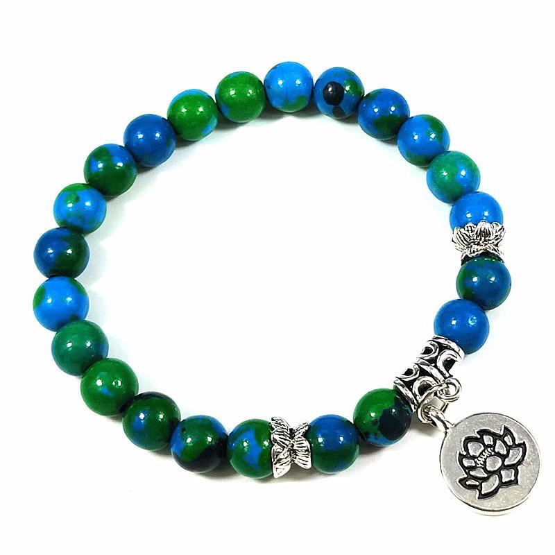 Модный браслет из розового кварца, хрустальные бусины, браслеты, эластичные подвески из натурального камня, браслеты, исцеляющие женские украшения, подарок Рейки