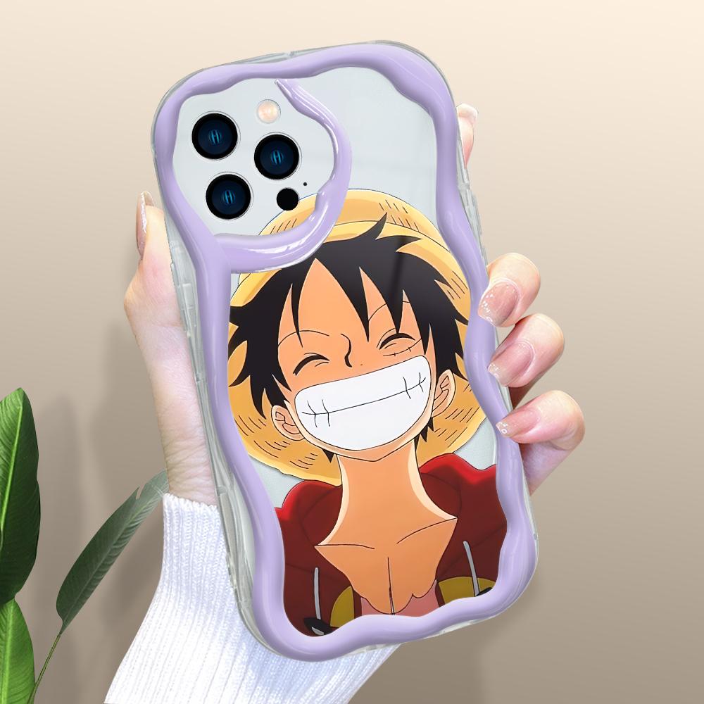 Мультяшный узор, кремовая текстура, мягкий силиконовый чехол с волнистыми краями, чехол для телефона IPhone Samsung Huawei Honor Xiaomi Redmi OPPO Realme Vivo Infinix