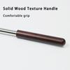 Solid Wood Handle Tour Guide Flag Pole Retractable Teaching Pointer Flagpole  Teaching Tool