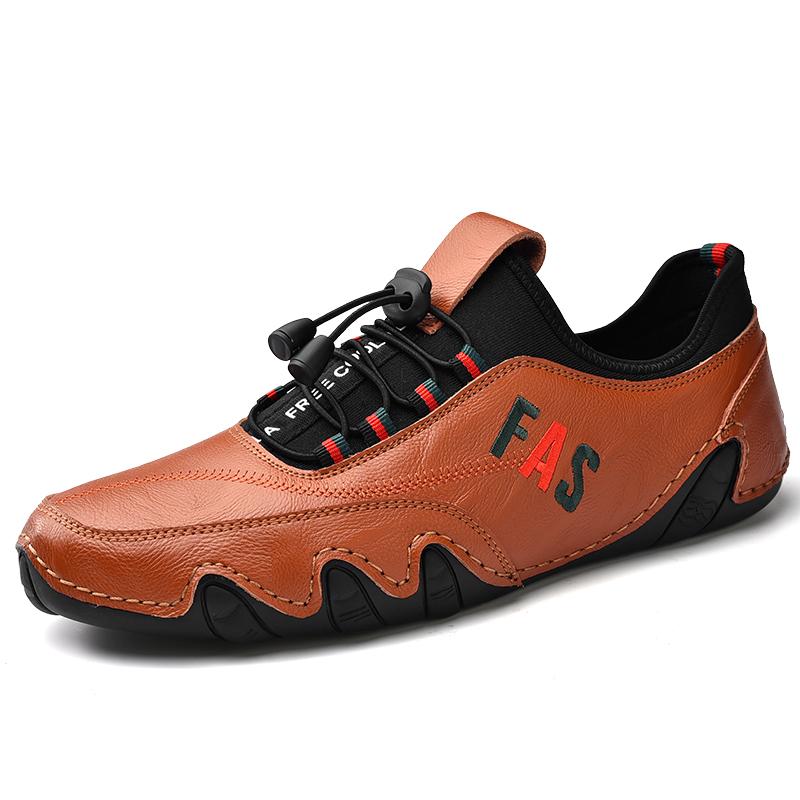 Genuine Leather Shoes Men Loafers Large Size Fashion Casual Leather Men Shoes Comfortable Driving Shoes Moccasins Men Flats Shoes