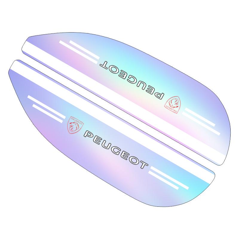 2Pcs Car Rearview Mirror Rain Eyebrow Deflector Guard For Peugeot 208 2008 308 3008 408 508 5008 4008 206 307 RCZ Expert Partner