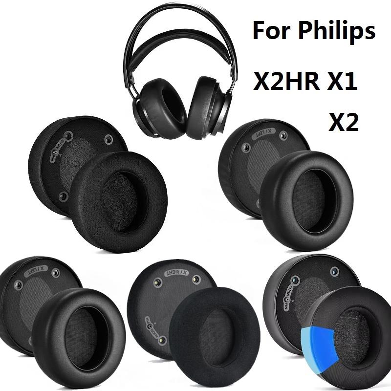 Ear Pads Protein Skin For Philips Audio Fidelio X2HR X1 X2 Headphones Soft Foam CushionCooling Gel Cover Quality Earpads