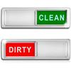 Dishwasher Magnet Dishwasher Magnet Dishwasher Indicator Clean and Dirty Sign Dishwasher Magnetic Sign Clean Dirty Magnet Clean Dirty Magnet for Wash