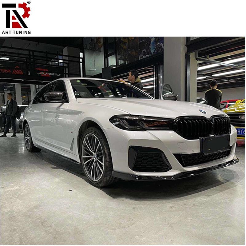 BMW New 5 Series G30/G38 LCI '21 M Sport Gloss Black FD Front Lip.