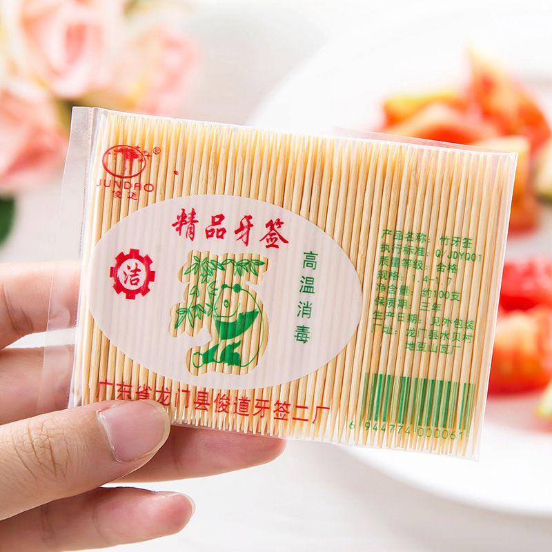 Smooth And Comfortable Bamboo Toothpicks Disposable For Party Snacks