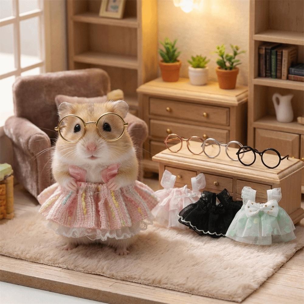 Adorable Hamster Princess Dress Lightweight Pet Suspender Skirt  Fancy Rats