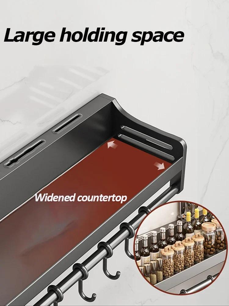 Multifunctional Storage Rack Cutting Board Holder Wall Spice Rack Utensils  for Kitchen Seasoning Rack Spoon Holder Organize