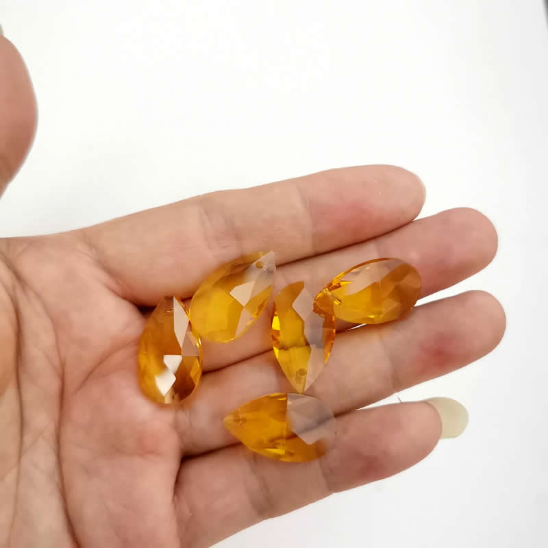 Wholesale lots Faceted Hole Crystal Glass rhinestones Teardrop loose beads jewelry Jewelry beads accessories 8X12/10X14m