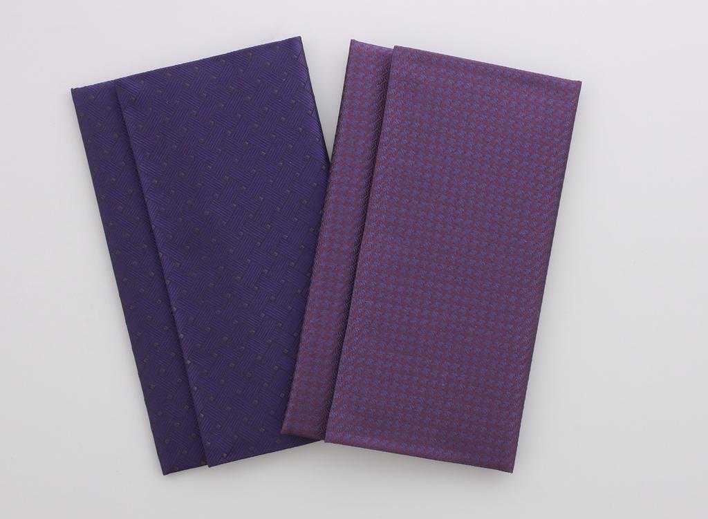 Тайко Сангё Фиолетовый шёлк Нисидзин-ори Фукуса (Тканевый упаковочный мешок) для Праздников и Соболезнований, 20 x 12,5 x 0,6 см, Узор Драконьего Глаза, Золотой