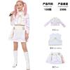 K-POP Stage Costume Black Gold Cosplay Outfit Girls Halloween Party Role Play