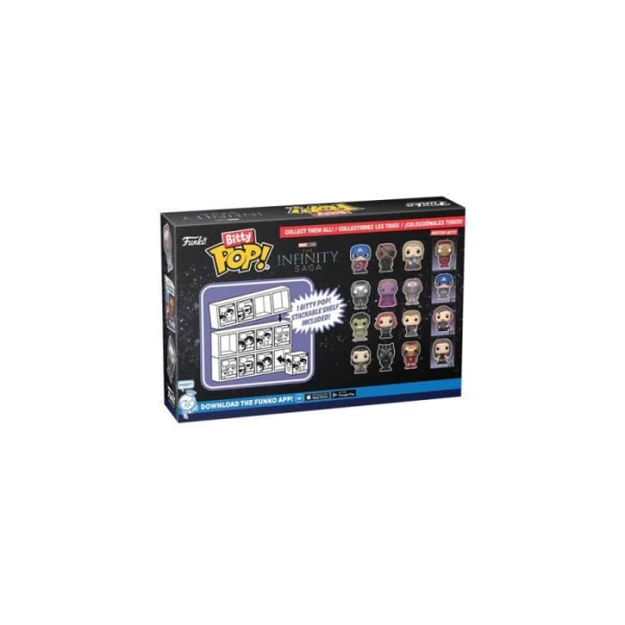 Figurines - FUNKO - Bitty POP! Vinyl - Pack de 4 - 2,5 cm - Figurine mystère incluse