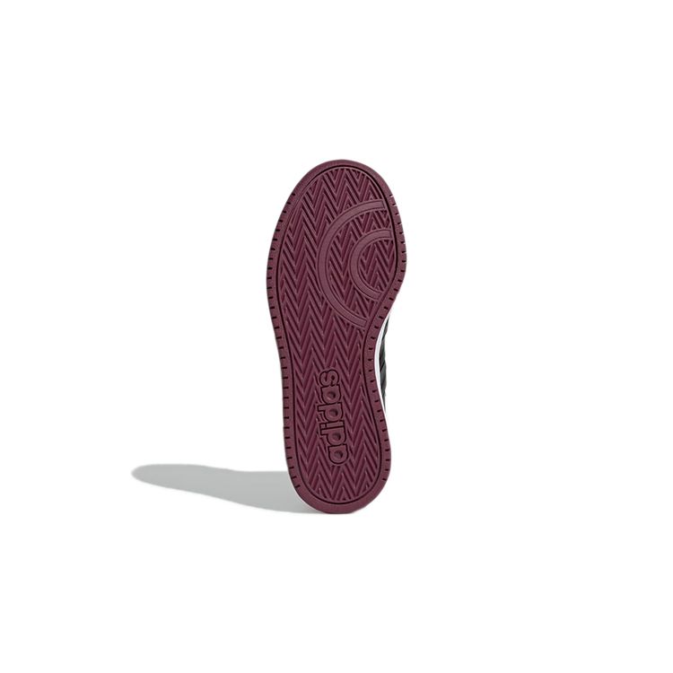 Adidas Neo Hoops 2.0 Comfortable Versatile Durable Mid-Top Kids Basketball Shoes Kids Sneakers Cool-Grey GZ7796