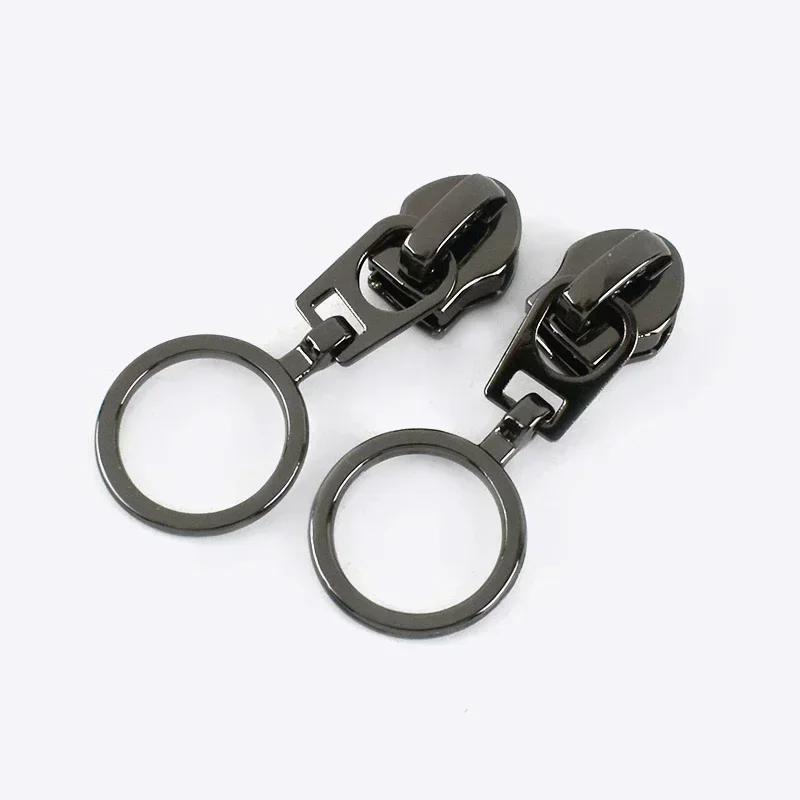 5/10/20 шт. Бегунок для молнии №5 для нейлоновых молний, пуллер для головки молнии, замок, сумка, одежда, кошелек, набор для ремонта портного, швейные аксессуары для DIY